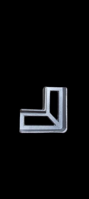 Cantoneira de PC 002 - 25 x 50 mm